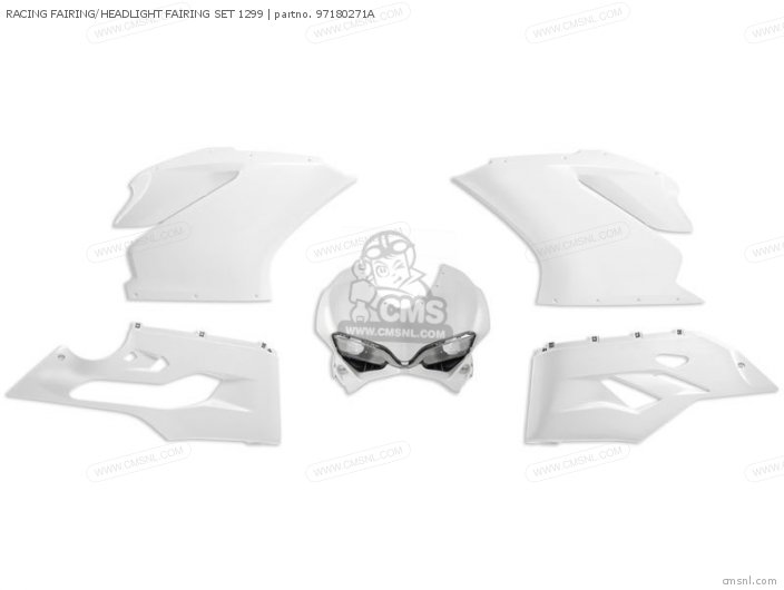 Ducati RACING FAIRING/HEADLIGHT FAIRING SET 1299 97180271A