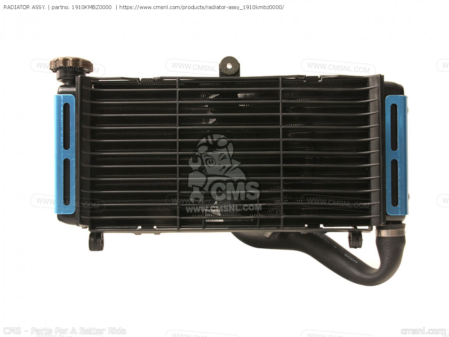 RADIATOR ASSY. for CB600F 1998 (W) NETHERLANDS KPH order at CMSNL