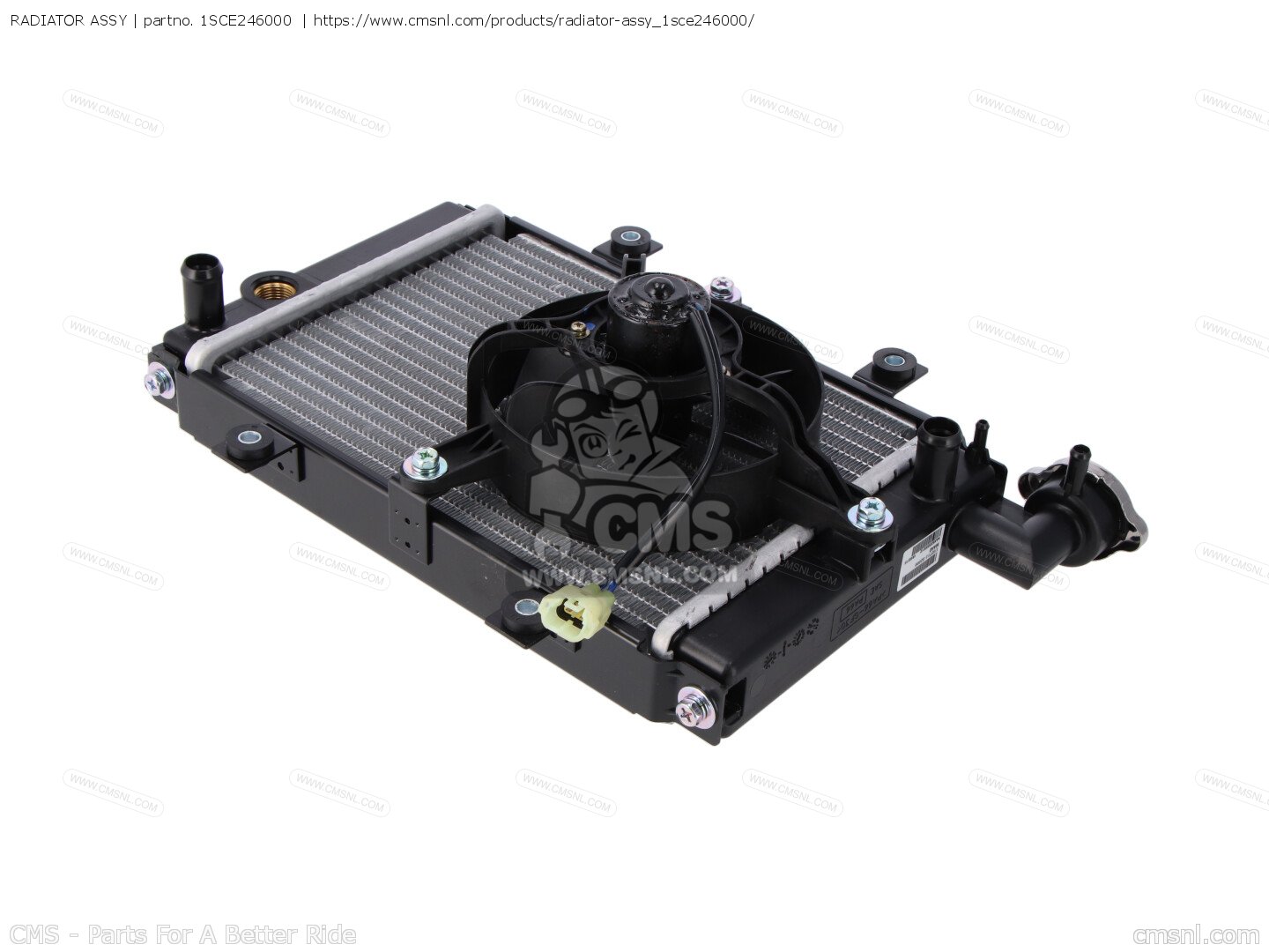 1SCE246000 Radiator Assy Yamaha buy the 1SCE246000 at CMSNL