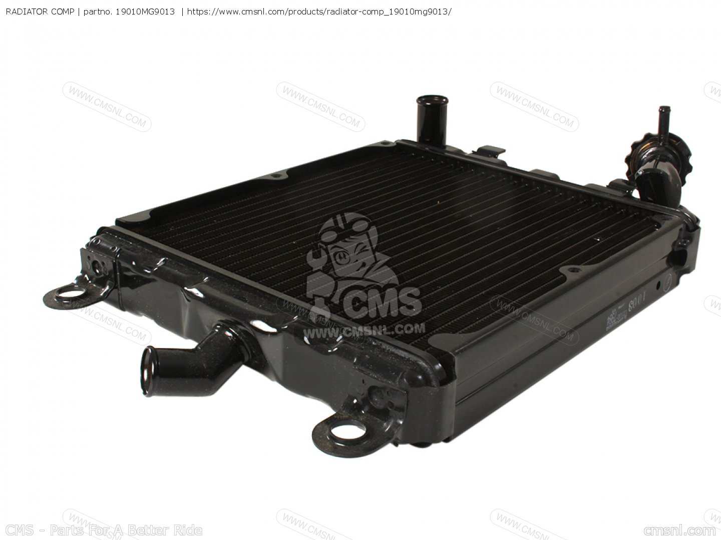 RADIATOR COMP for GL1200D GOLDWING 1987 (H) order at CMSNL