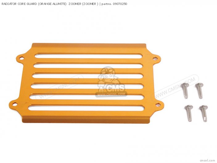 Takegawa RADIATOR CORE GUARD (ORANGE ALUMITE)  ZOOMER (ZOOMER ) 09070250