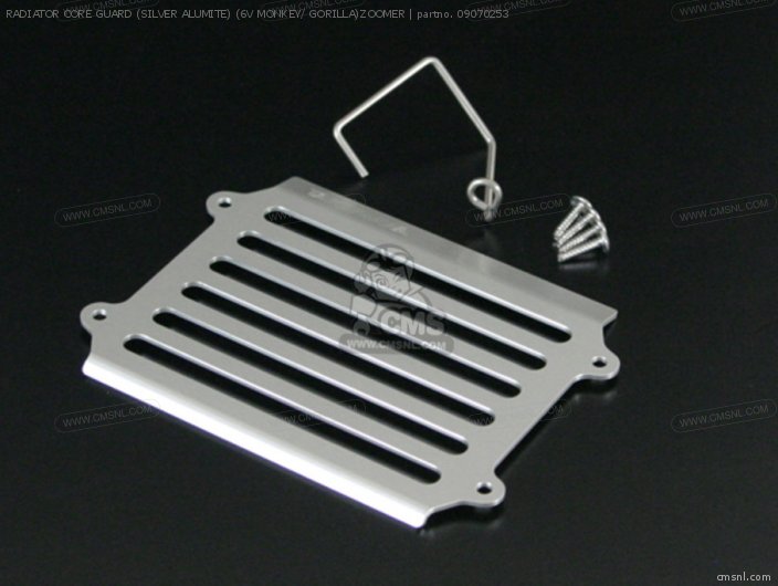 Takegawa RADIATOR CORE GUARD (SILVER ALUMITE) (6V MONKEY/ GORILLA)ZOOMER 09070253