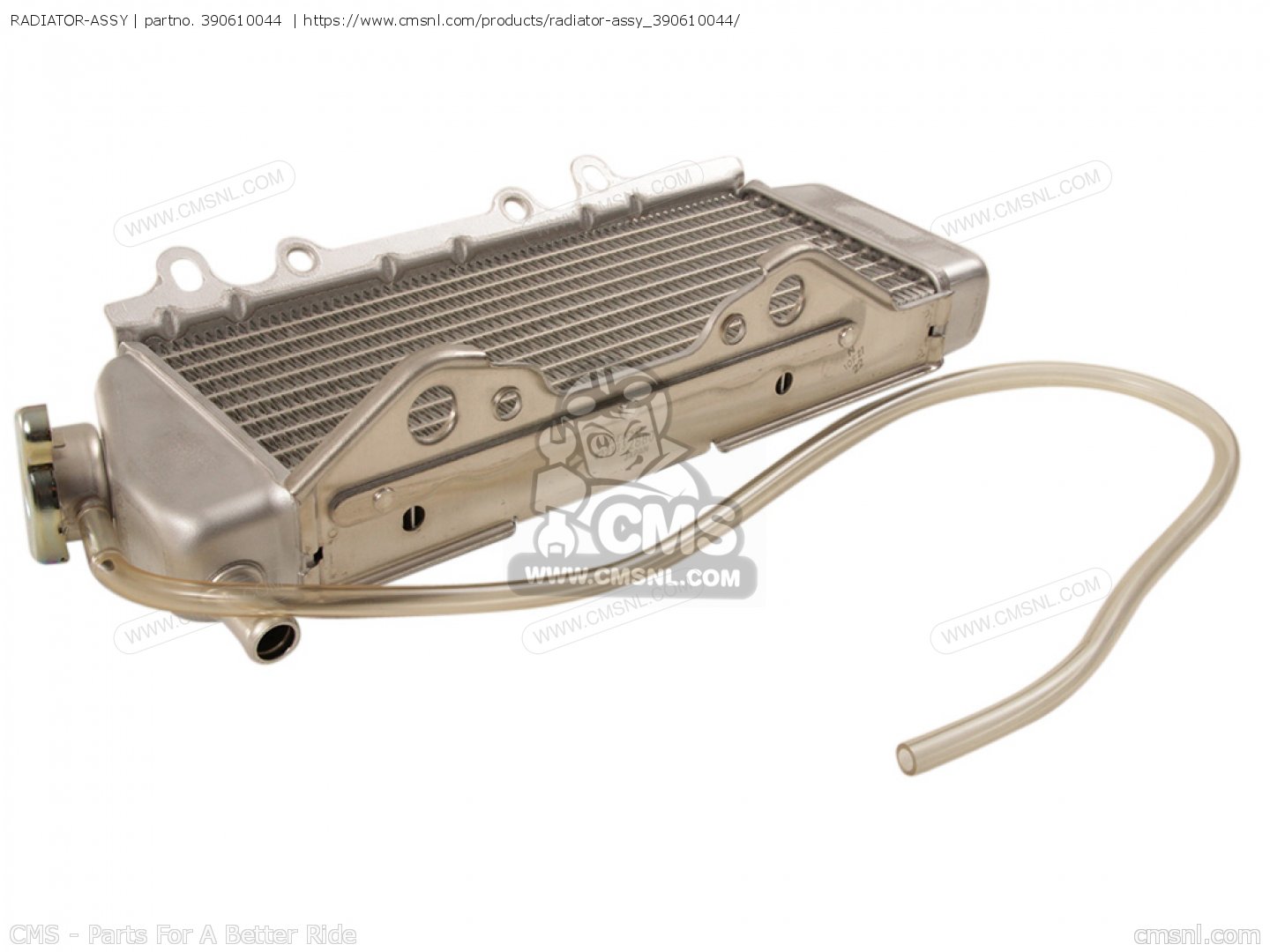 39000294 Radiator 390610044: RADIATOR-ASSY,LH,CORE Kawasaki - buy the 390610044 at CMSNL
