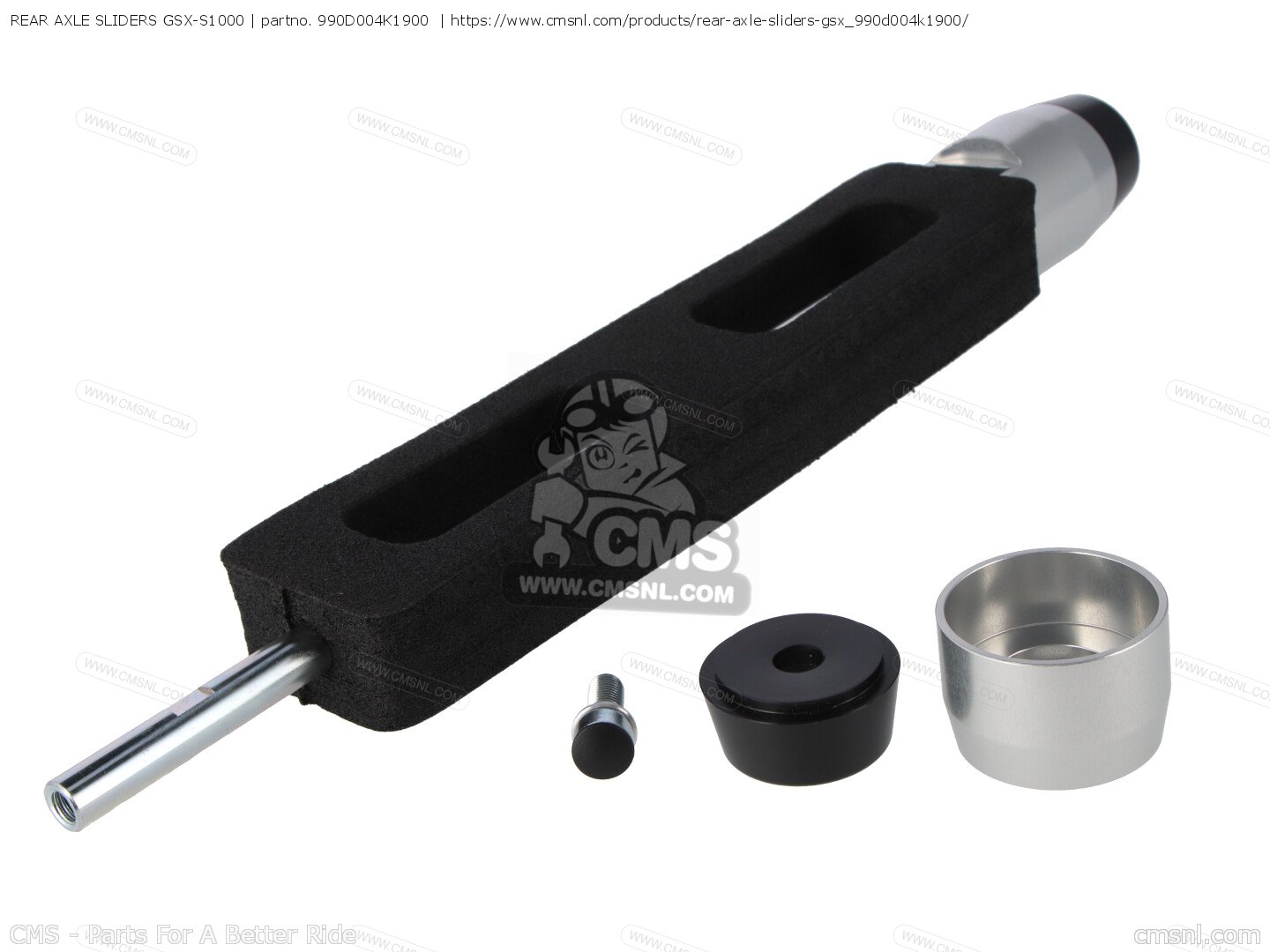 990D004K1900: REAR AXLE SLIDERS GSX-S1000 Suzuki - buy the 990D0-04K19 ...