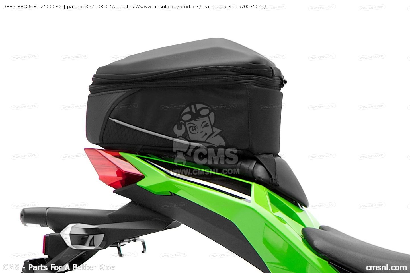 K57003104A Rear Bag 68l Z1000sx Kawasaki buy the K57003104A at CMSNL