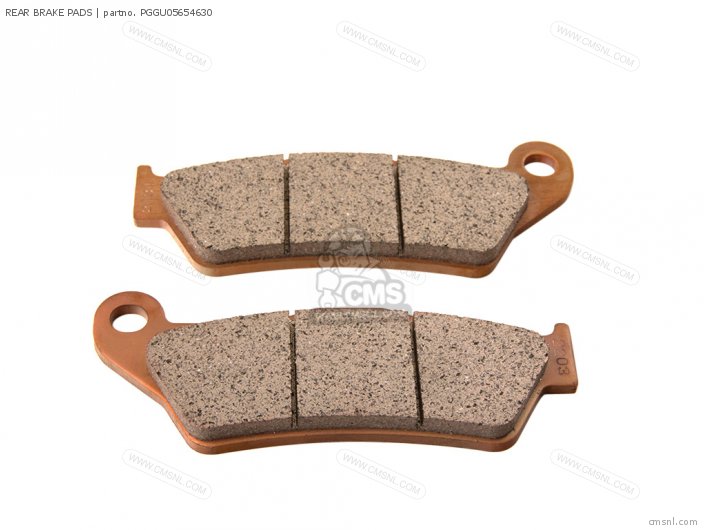 Piaggio Group REAR BRAKE PADS PGGU05654630 Piaggio Group REAR BRAKE PADS PGGU05654630