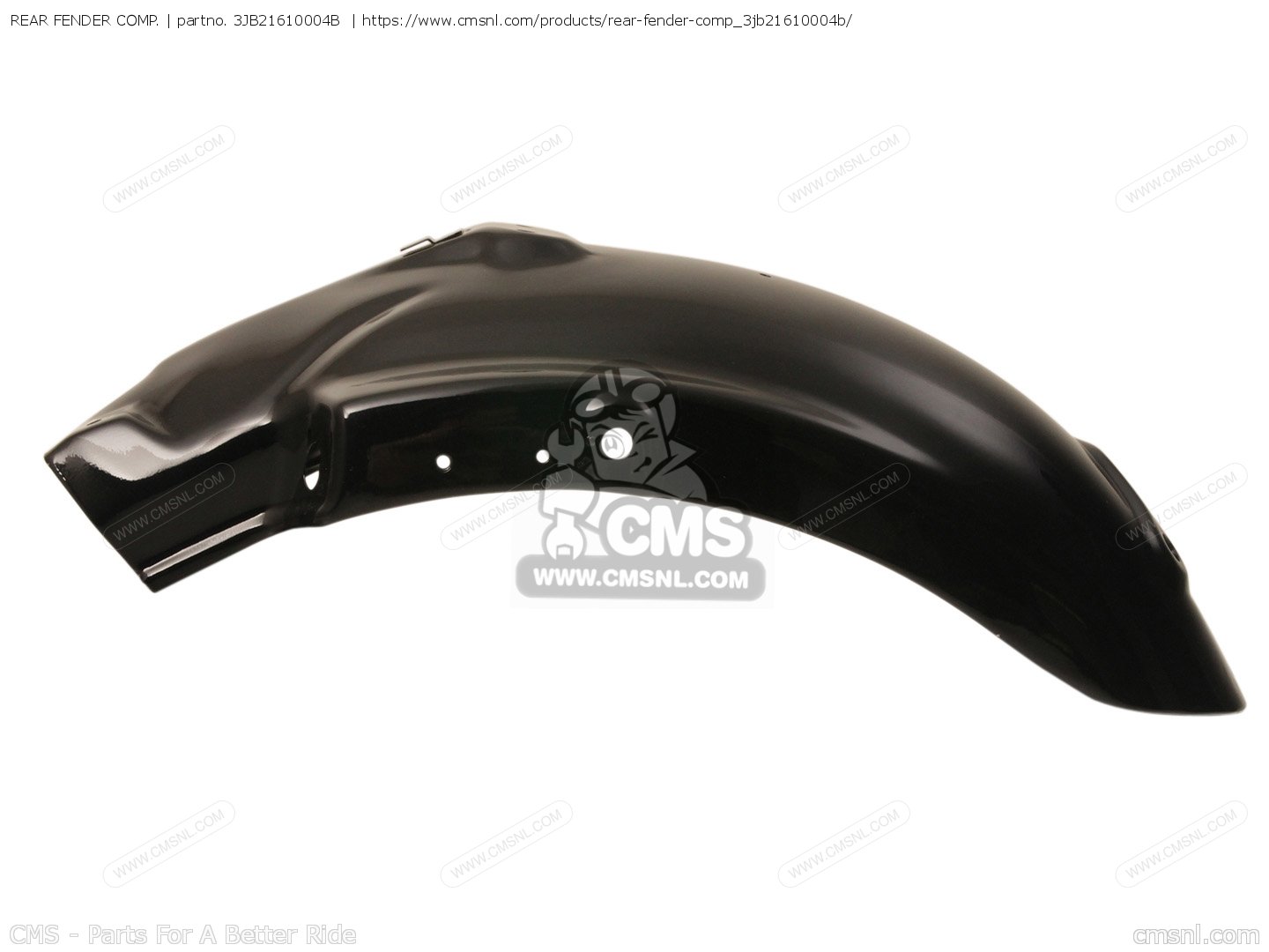 3JB21610004B: Rear Fender Comp. Yamaha - buy the 3JB-21610-00-4B at CMSNL