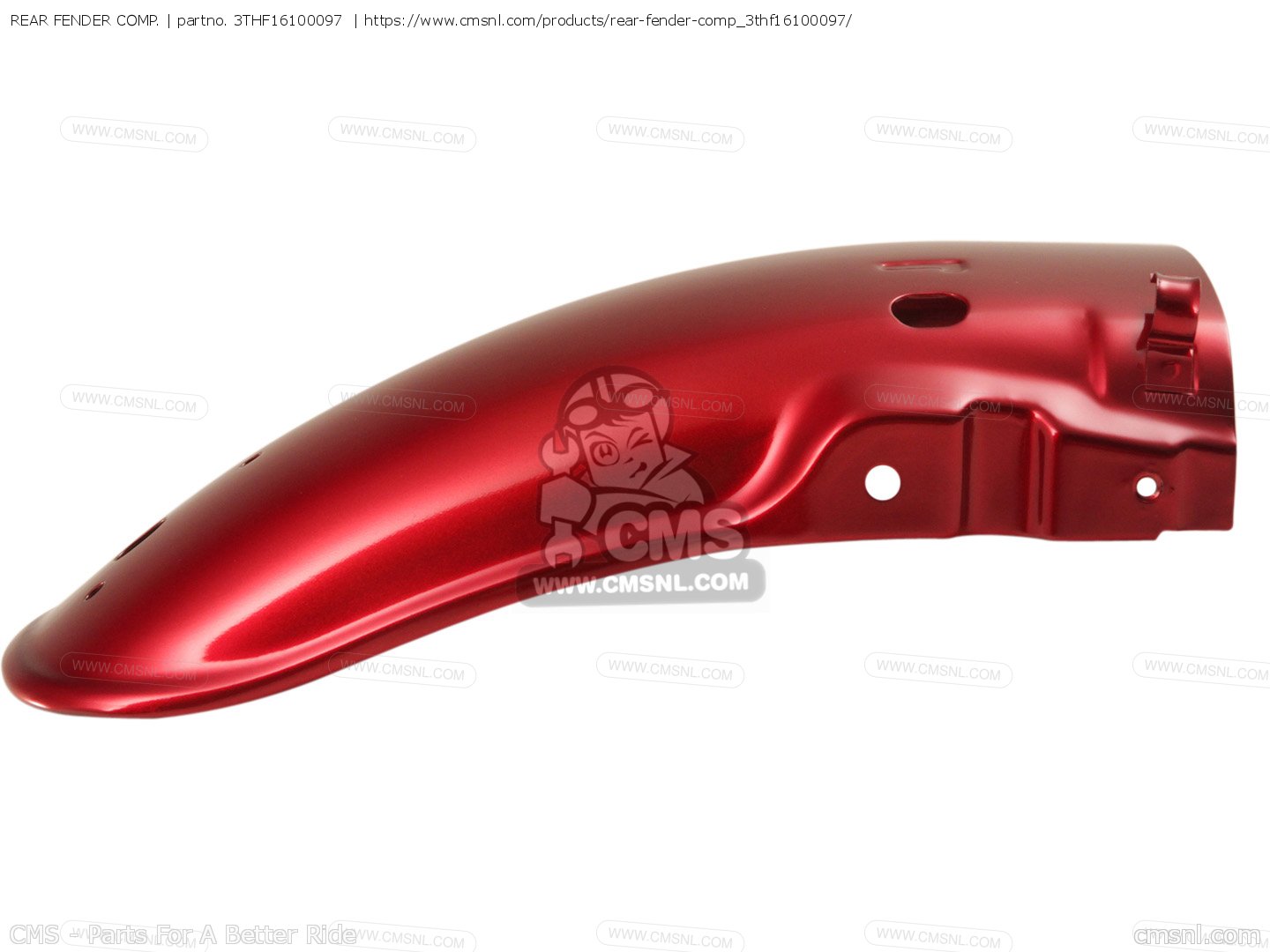 3THF16100097: Rear Fender Comp. Yamaha - buy the 3TH-F1610-00-97 at CMSNL