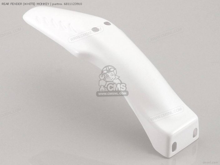 Kitaco REAR FENDER (WHITE) MONKEY 6811123910