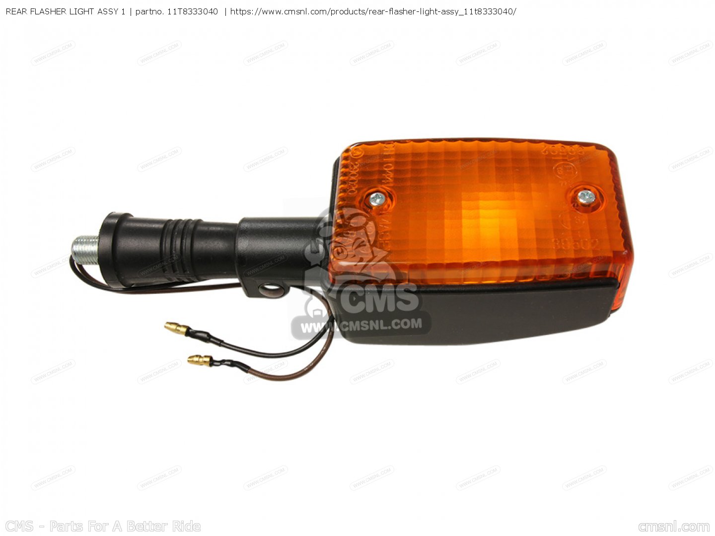 11T8333040: REAR FLASHER LIGHT ASSY 1 Yamaha - buy the 11T-83330-40-00 ...