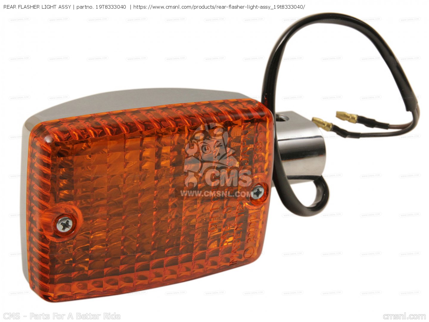 19T8333040: Rear Flasher Light Assy Yamaha - buy the 19T-83330-40-00 at ...