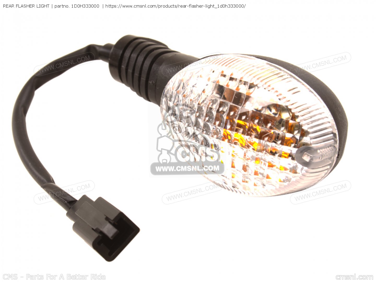 1D0H333000: REAR FLASHER LIGHT Yamaha - buy the 1D0-H3330-00-00 at CMSNL