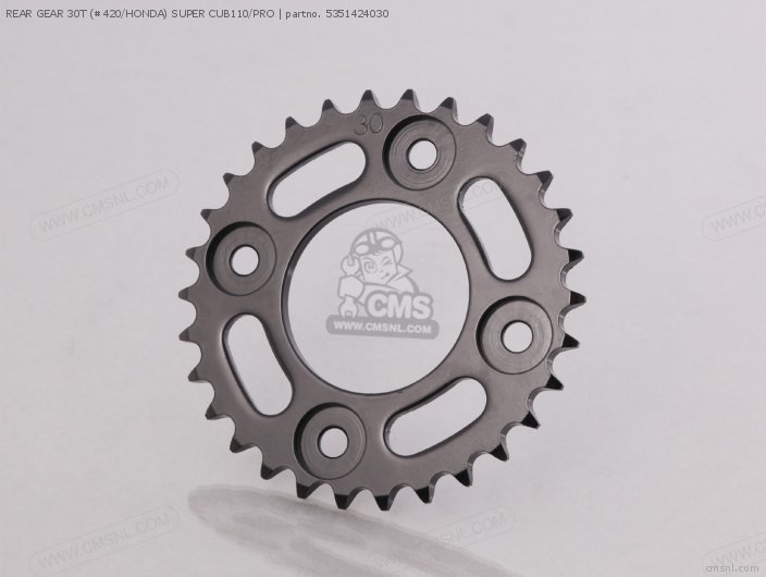 Kitaco REAR GEAR 30T (#420/HONDA) SUPER CUB110/PRO 5351424030