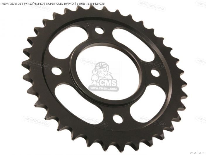 Kitaco REAR GEAR 35T (#420/HONDA) SUPER CUB110/PRO 5351424035