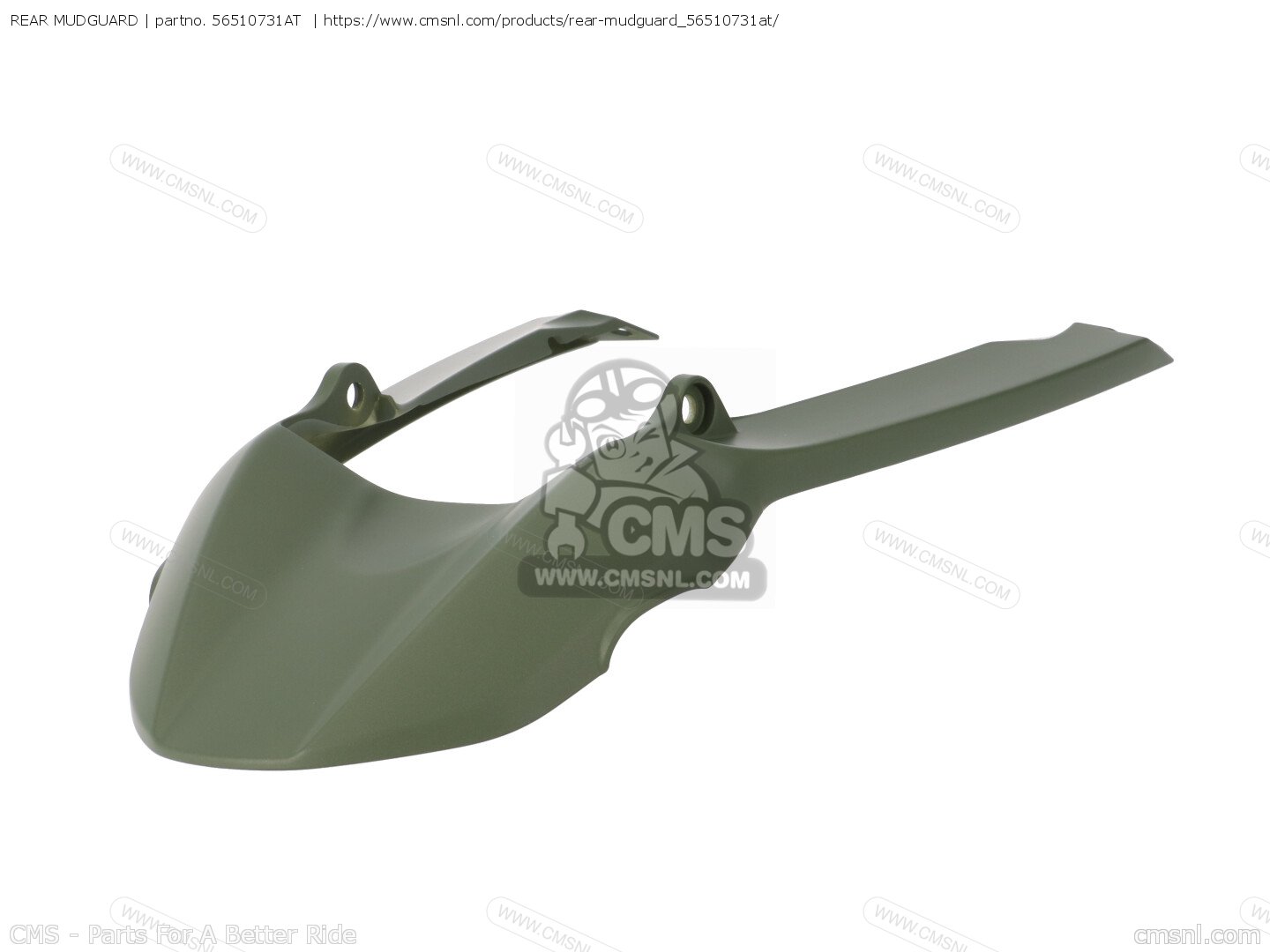 56510731AT: REAR MUDGUARD Ducati - buy the 56510731AT at CMSNL