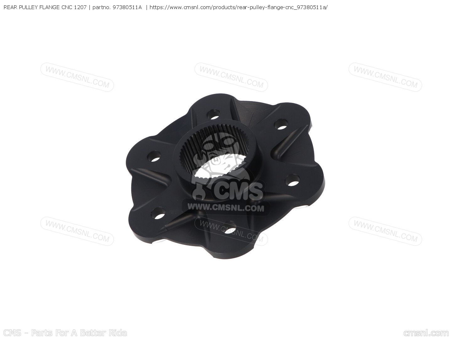 97380511A Rear Pulley Flange Cnc 1207 Ducati buy the 97380511A at CMSNL
