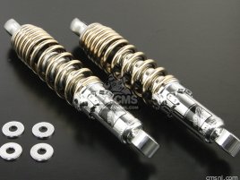 REAR SHOCK (280MM/GOLD /2PCS) FOR 4CM EXT /STOCK SWINGARM FOR MO REAR SHOCK (280MM/GOLD /2PCS) FOR 4CM EXT /STOCK SWINGARM FOR MO