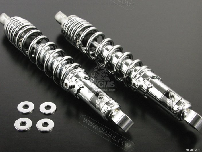 Rear Shock Absorber (305mm/chrome Plated/2pcs) Monkey (for 16cm photo