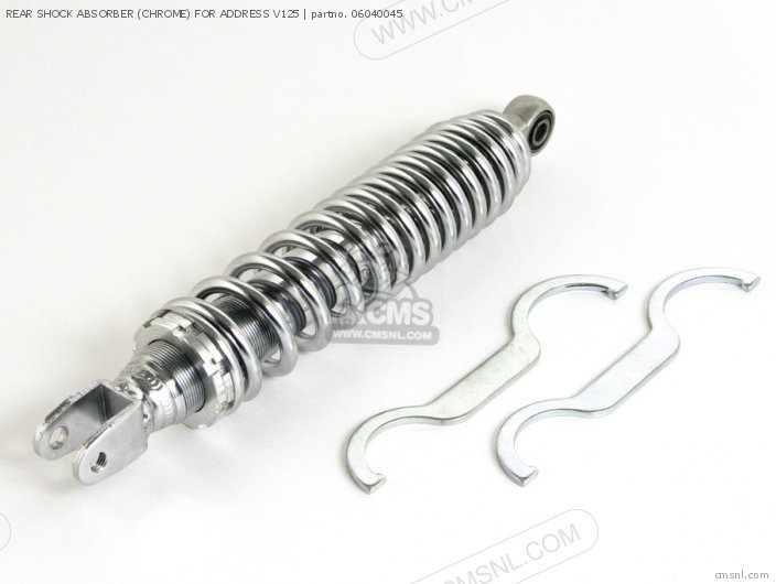 Takegawa REAR SHOCK ABSORBER (CHROME) FOR ADDRESS V125 06040045