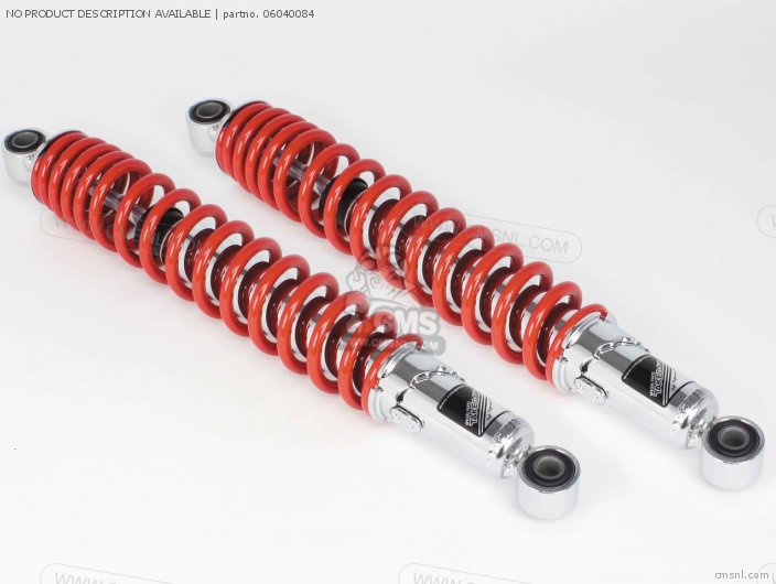 Takegawa REAR SHOCK ABSORBER (CHROME PLATED / RED) FOR CUB50/110PRO (AA07 06040084