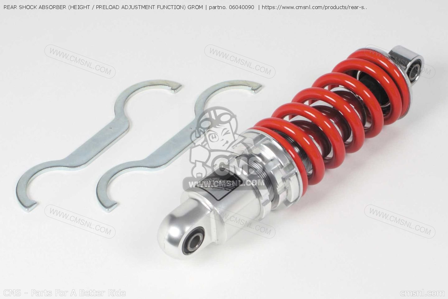 06040090 Rear Shock Absorber (height / Preload Adjustment Function
