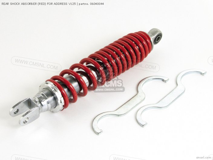 Takegawa REAR SHOCK ABSORBER (RED) FOR ADDRESS V125 06040044