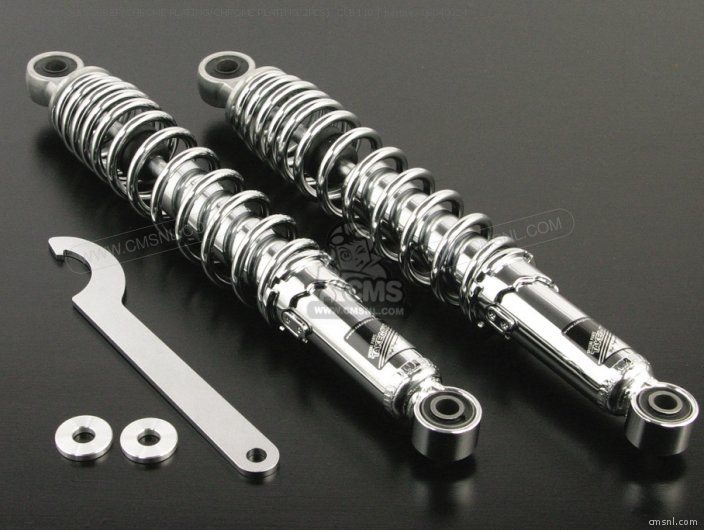 Takegawa REAR SHOCK ABSORBER(CHROME PLATING/CHROME PLATING/2PCS)  CUB110 06040024