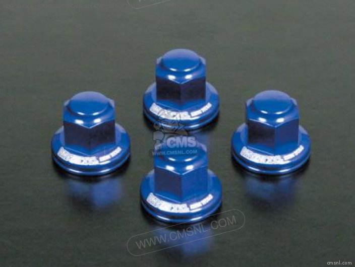 Takegawa REAR SHOCK MOUNT NUT (PLANE/BLUE/4PCS) FOR MONKEY/CUB 06060011