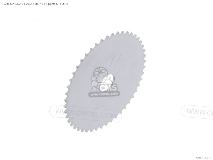 AFAM REAR SPROCKET ALU 415, 48T 41548 AFAM REAR SPROCKET ALU 415, 48T 41548