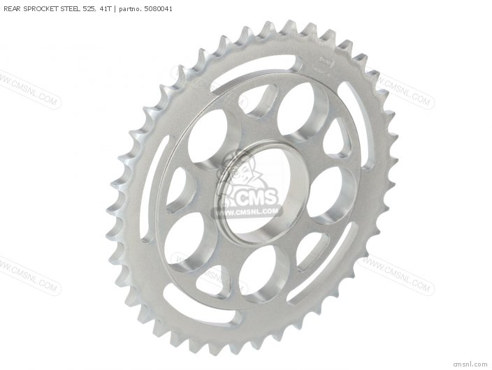 AFAM REAR SPROCKET STEEL 525, 41T 5080041