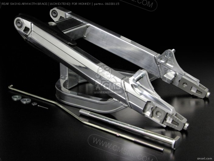 06030115: Rear Swing Arm With Brace (16cm Extend) For Monkey Takegawa ...