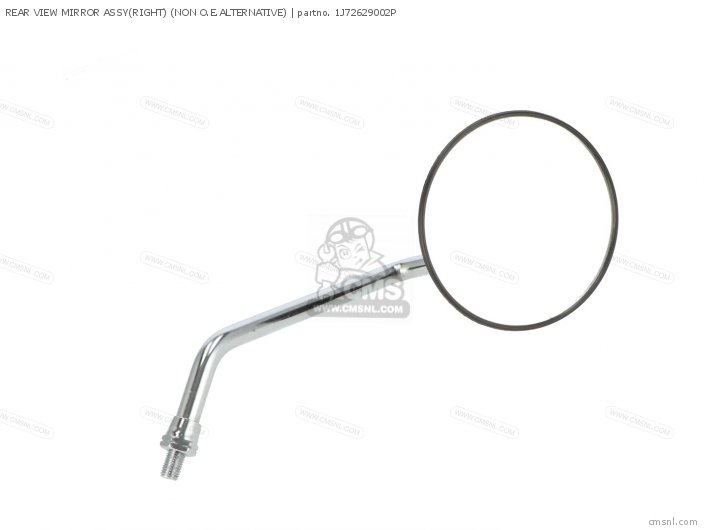 Yamaha REAR VIEW MIRROR ASSY(RIGHT) (NON O.E.ALTERNATIVE) 1J72629002P Yamaha REAR VIEW MIRROR ASSY(RIGHT) (NON O.E.ALTERNATIVE) 1J72629002P
