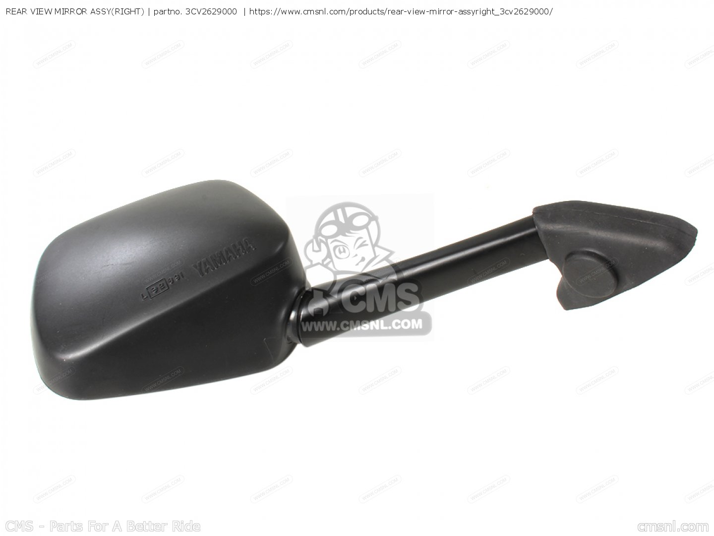 REAR VIEW MIRROR ASSY(RIGHT) for FJ1200 1989 (K) USA - order at CMSNL