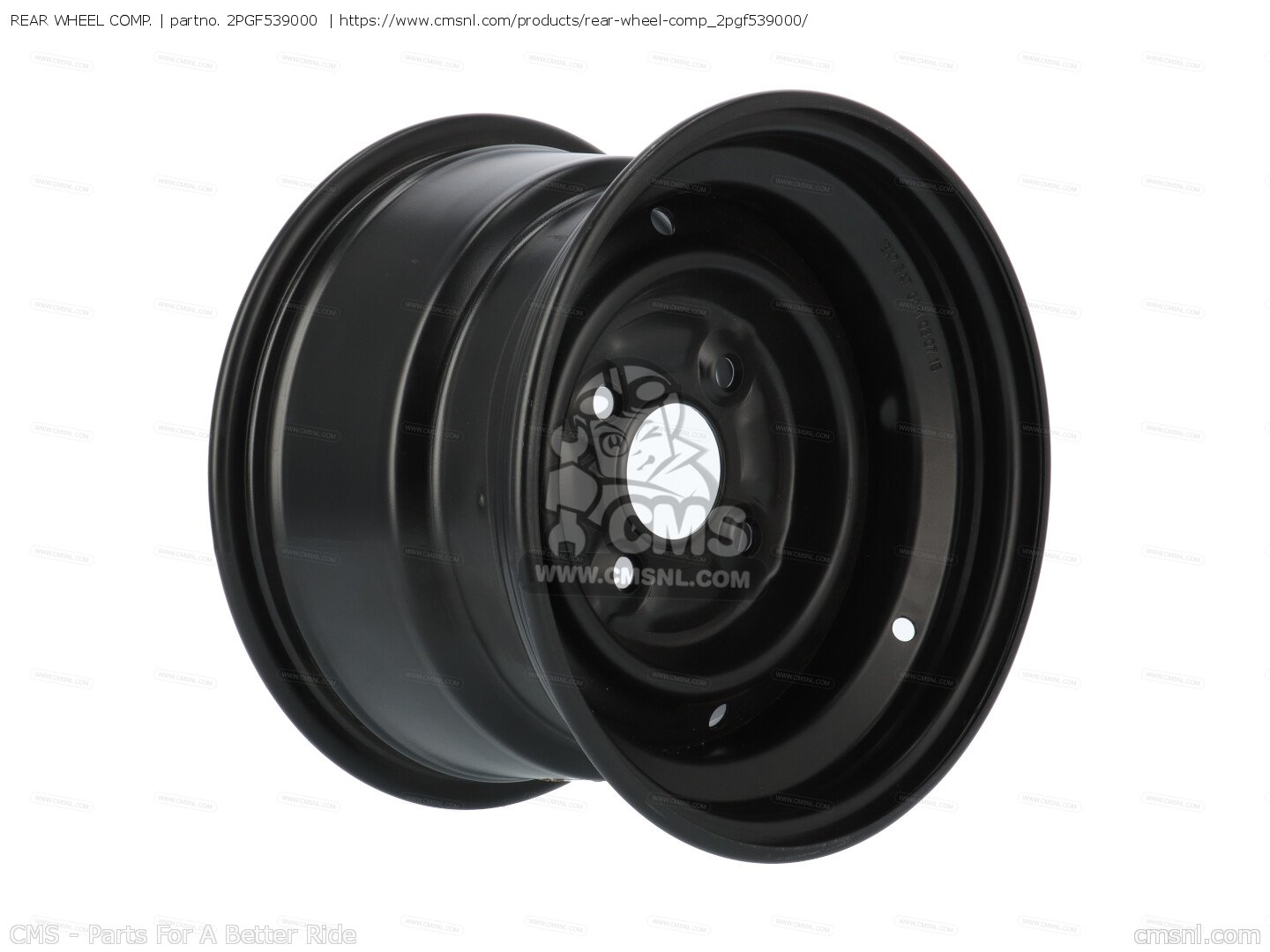 2PGF539000: REAR WHEEL COMP. Yamaha - buy the 2PG-F5390-00-00 at CMSNL