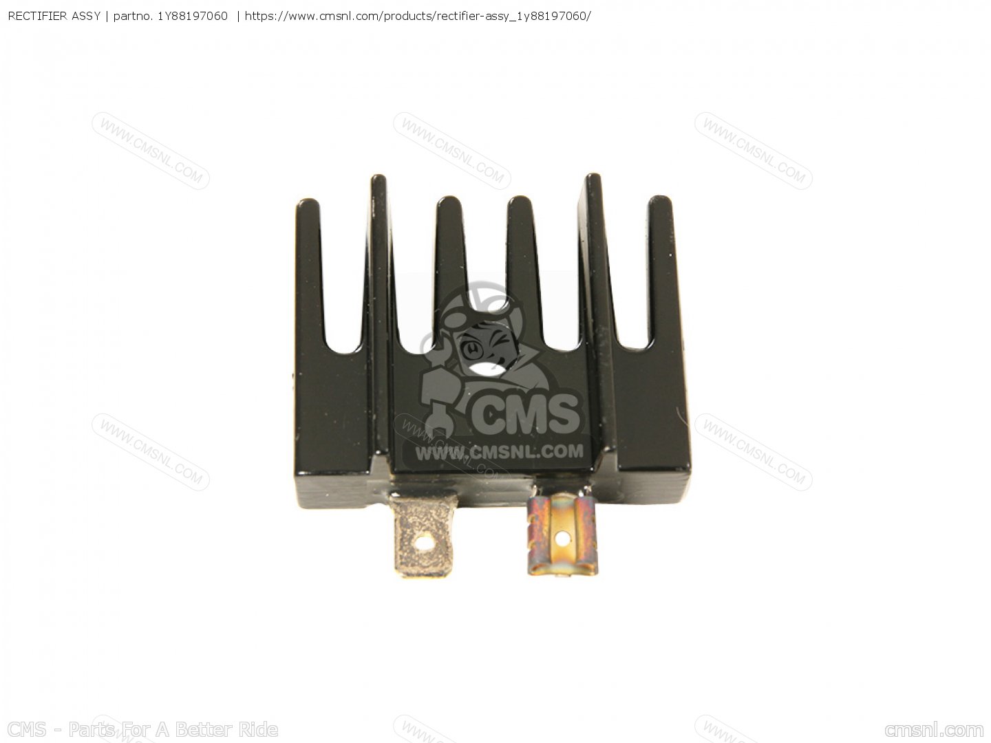 1Y88197060: RECTIFIER ASSY Yamaha - buy the 1Y8-81970-60-00