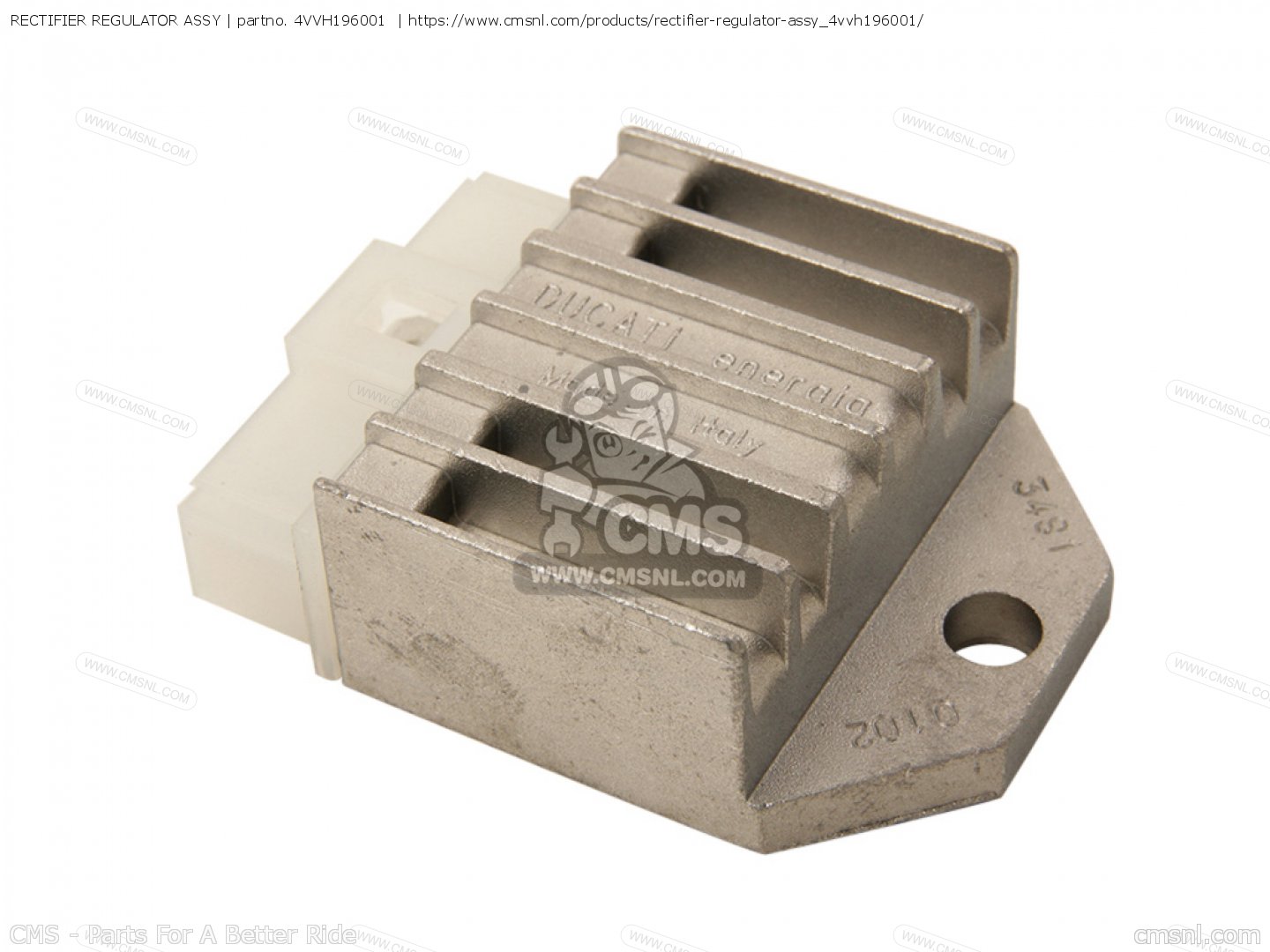 4VVH196001 Rectifier Regulator Assy Yamaha buy the 4VVH196001 at CMSNL