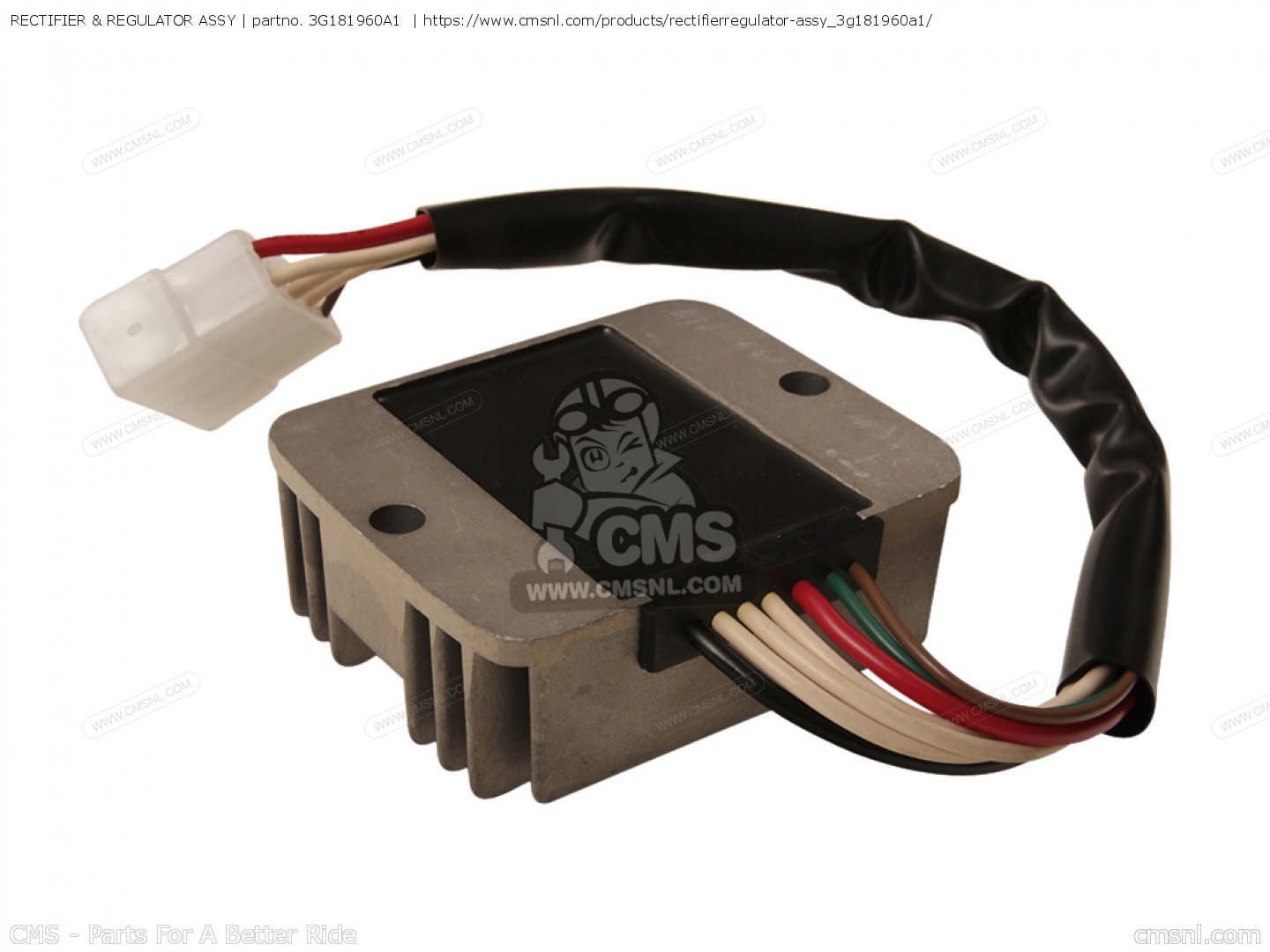 3G181960A1 Rectifier & Regulator Assy Yamaha buy the 3G181960A100