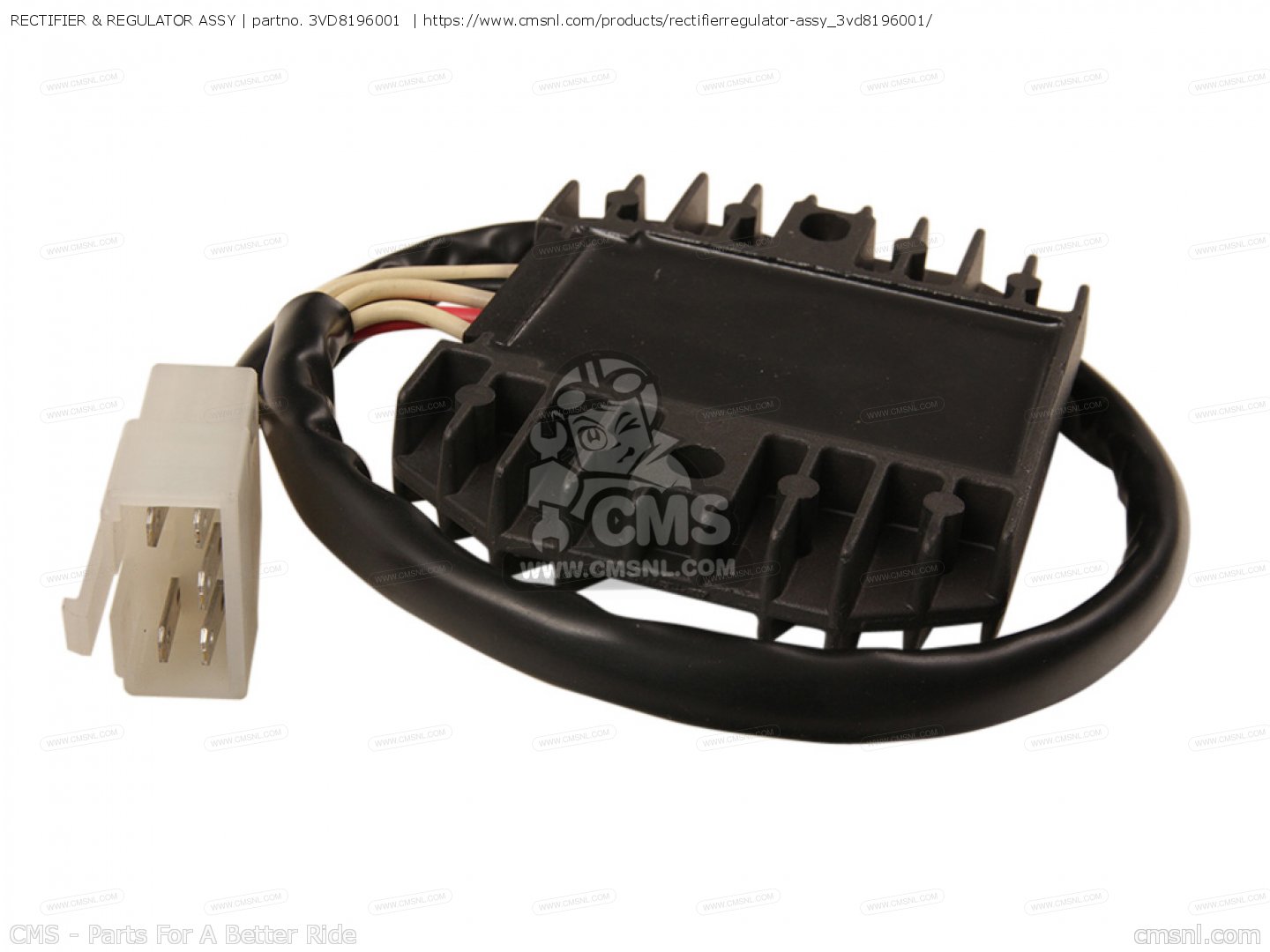 3VD8196001 Rectifier & Regulator Assy Yamaha buy the 3VD819600100