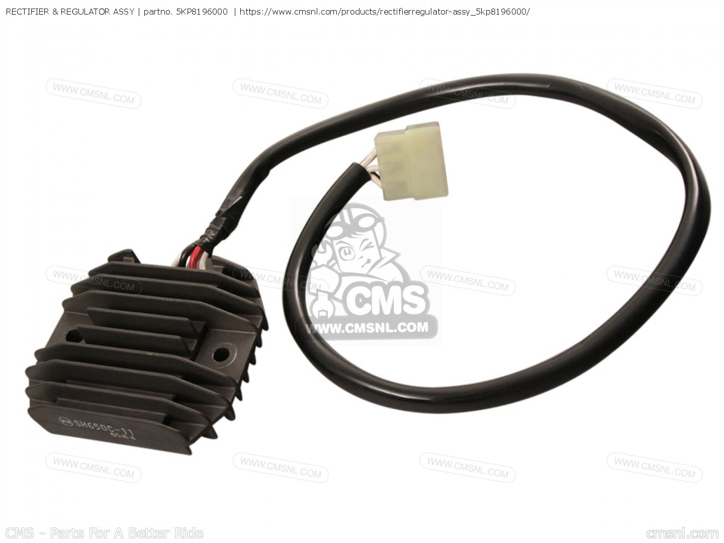 5KP8196000 Rectifier & Regulator Assy Yamaha buy the 5KP8196000 at