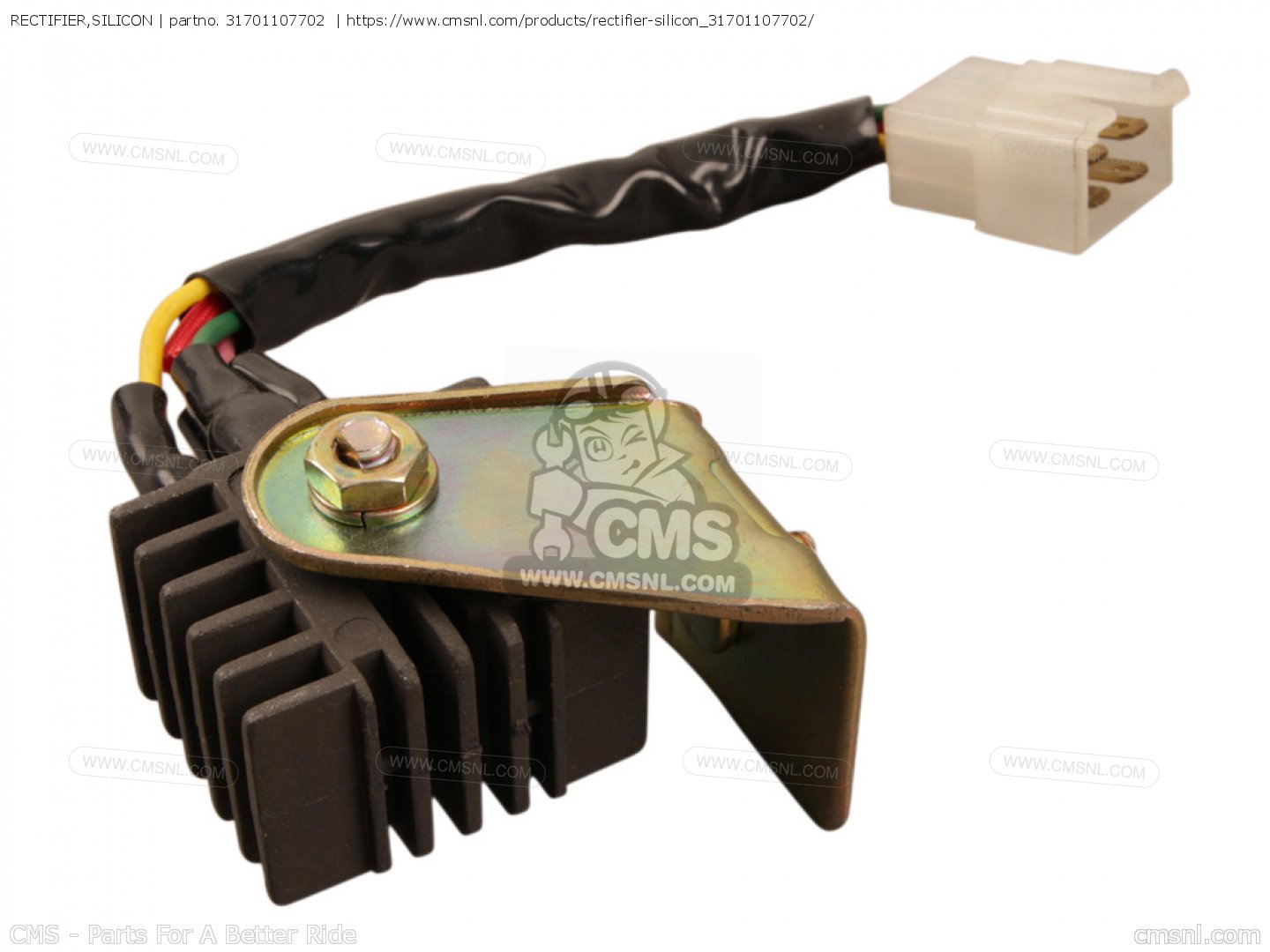31701107702: RECTIFIER,SILICON Honda - buy the 31701-107-702 at CMSNL