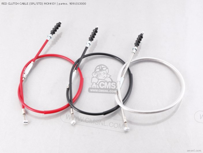 Kitaco RED CLUTCH CABLE (SPL/STD) MONKEY 9091013000