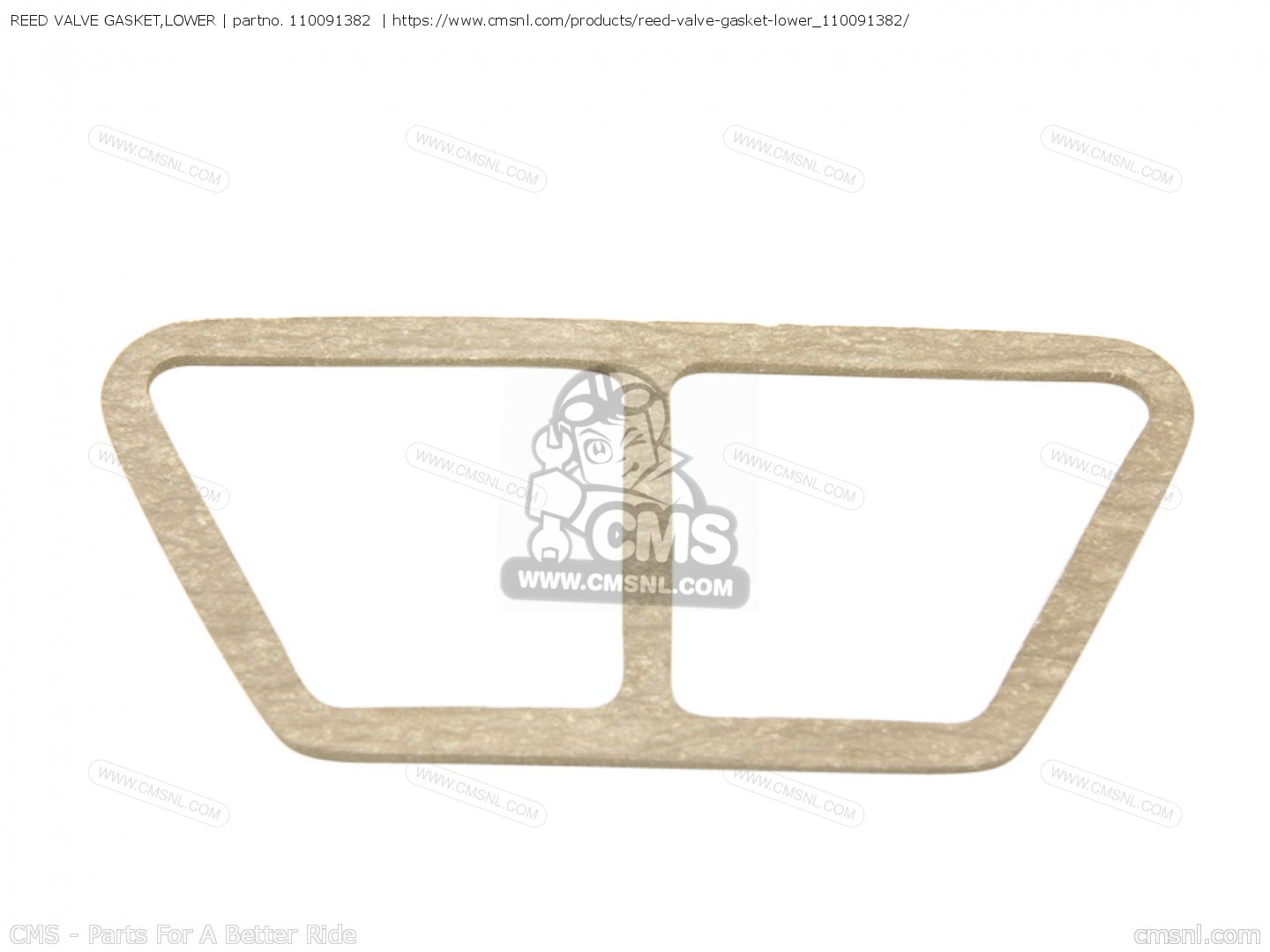 REED VALVE GASKET,LOWER for KZ550F1 SPECTRE 1983 USA CALIFORNIA CANADA order at CMSNL