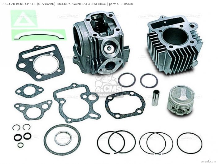 Takegawa REGULAR BORE UP KIT  (STANDARD)  MONKEY ?GORILLA (2.6PS) 88CC 0105130