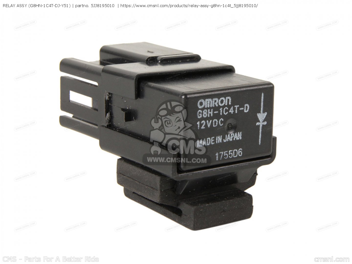 Relay Assy G8hn 1c4t Dj Y51 For Xp500a 2016 2pwr Europe 1r2pw 300ek Order At Cmsnl