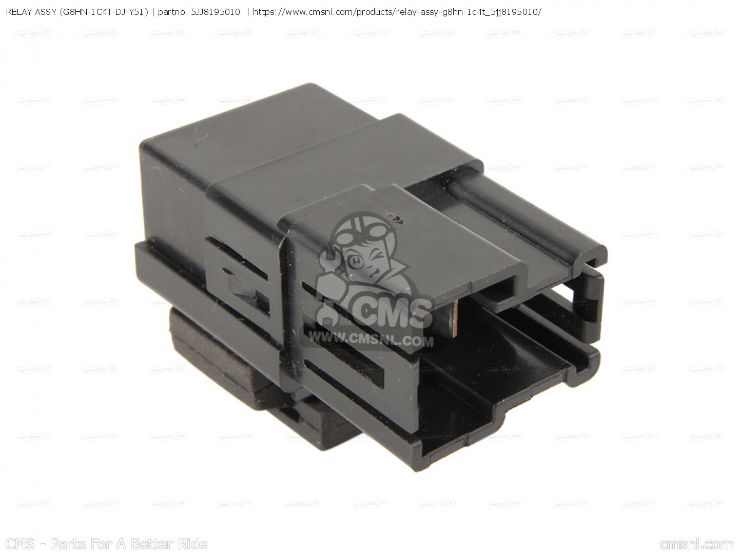RELAY ASSY (G8HN-1C4T-DJ-Y51) for Yamaha - order at CMSNL RELAY ASSY (G8HN-1C4T-DJ-Y51) for Yamaha - order at CMSNL