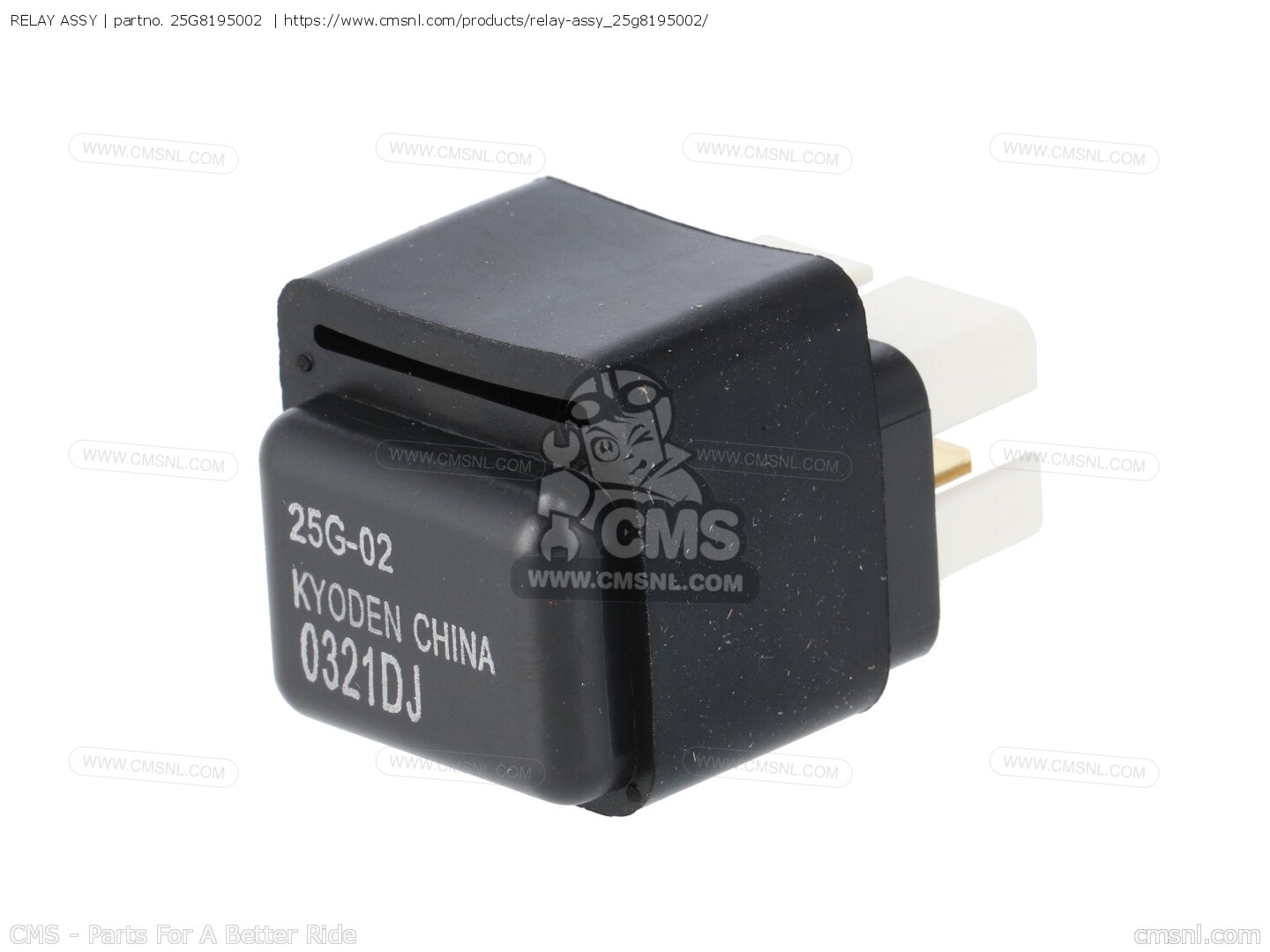@Rele出品 25G8195002: RELAY ASSY Yamaha - buy the 25G-81950-02-00 at CMSNL