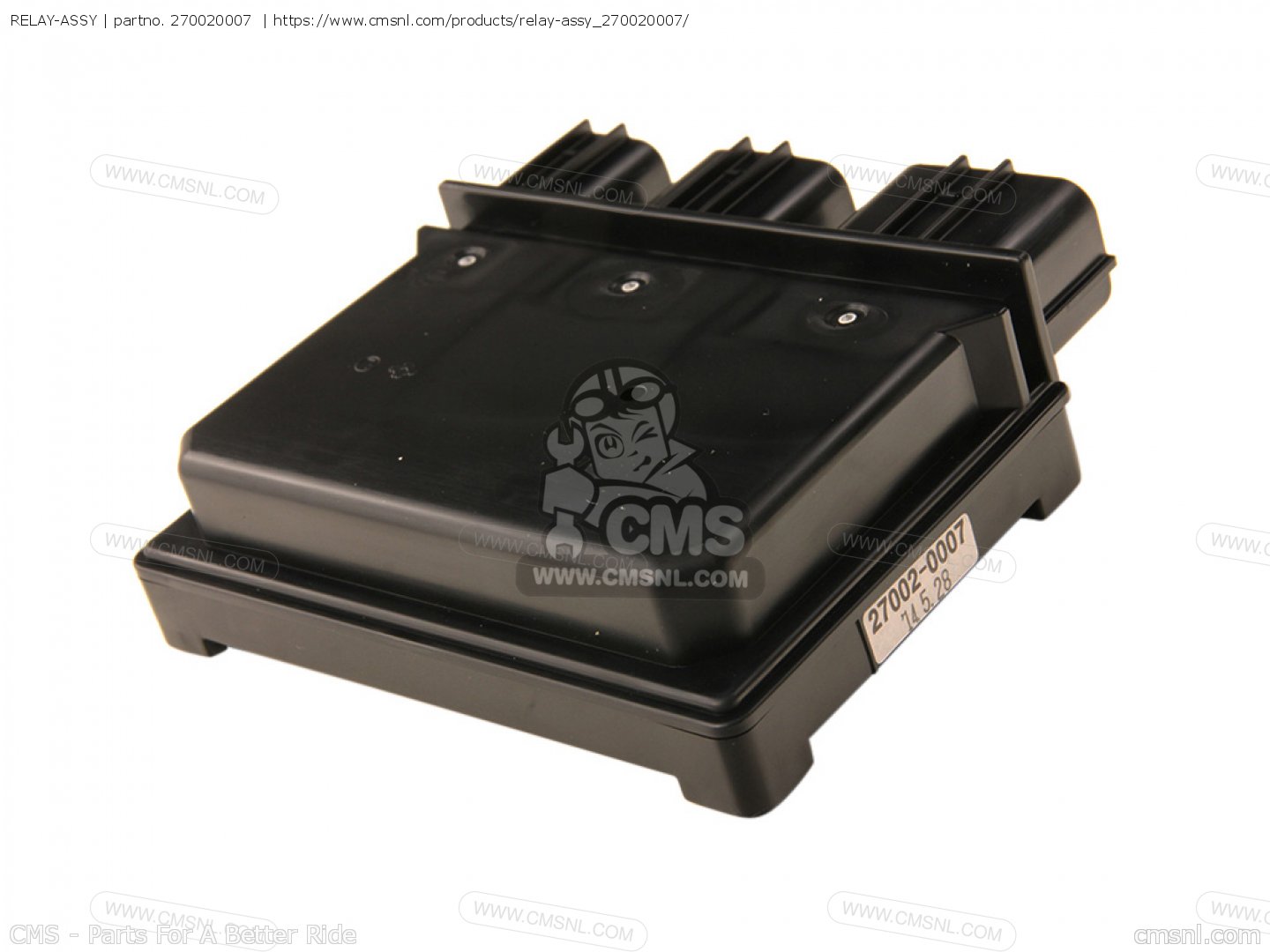 り 270020007: RELAY-ASSY Kawasaki - buy the 27002-0007 at CMSNL