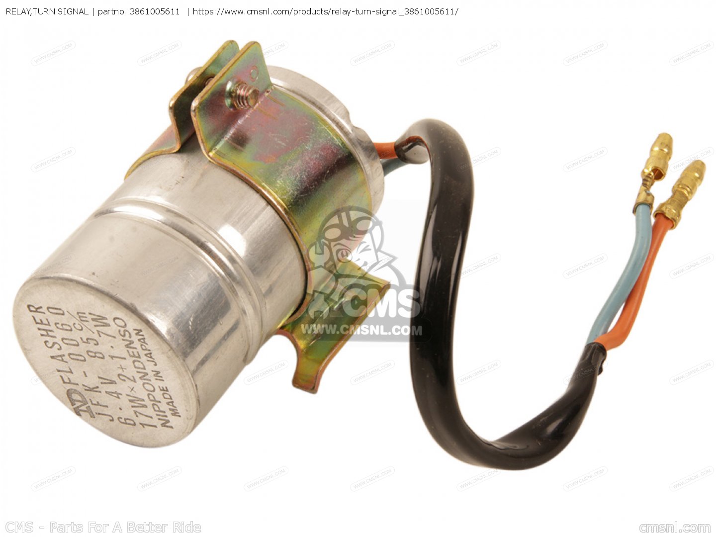 3861005611 Relay,turn Signal Suzuki buy the 3861005611 at CMSNL