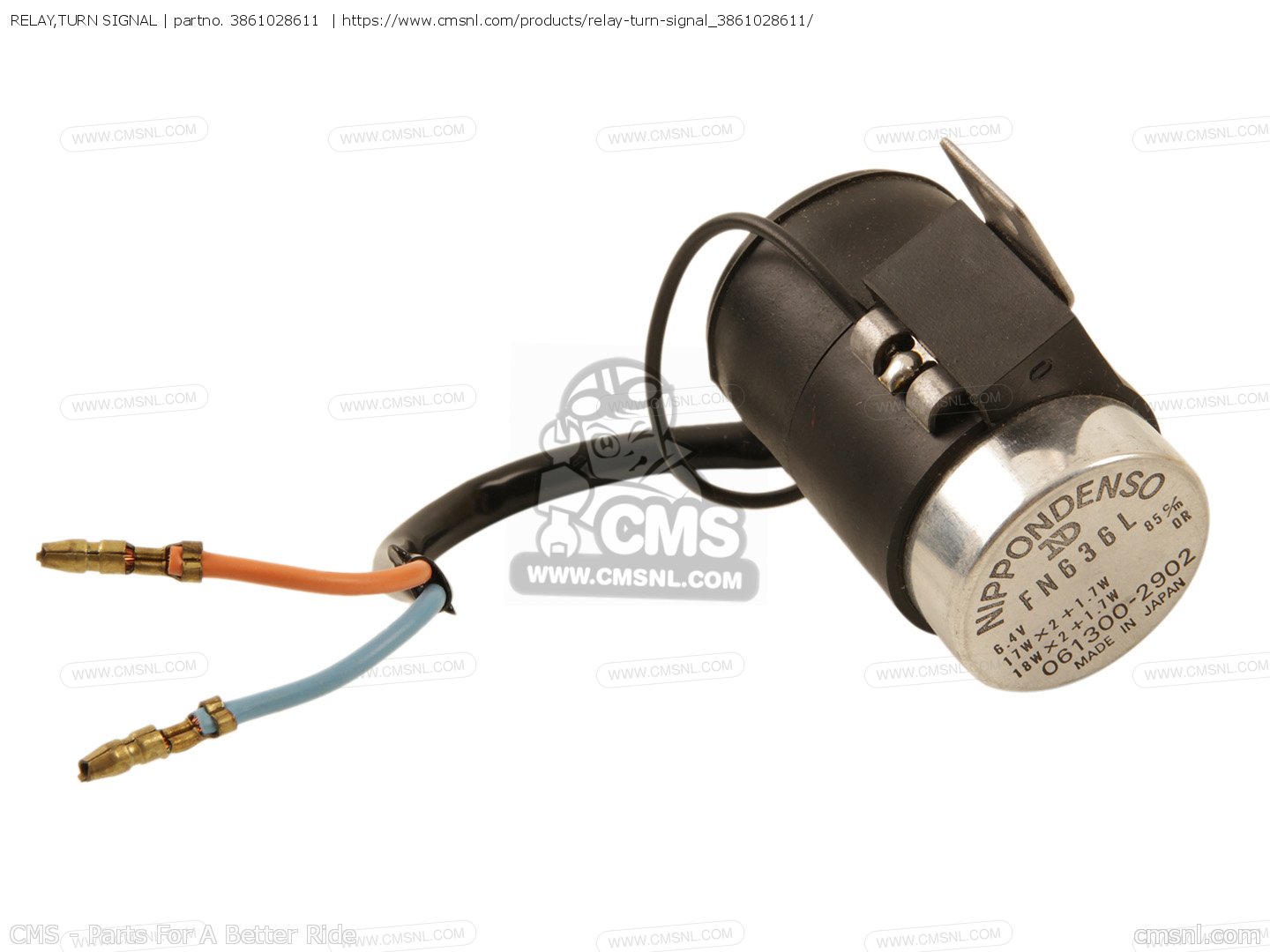 RELAY,TURN SIGNAL for TS185 1974 (L) USA (E03) - order at CMSNL