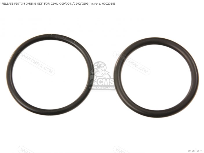 Takegawa RELEASE PISTON O-RING SET  FOR 02-01-029/0291/0292/0295 00020189